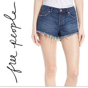 Free people button fly shorts size 28